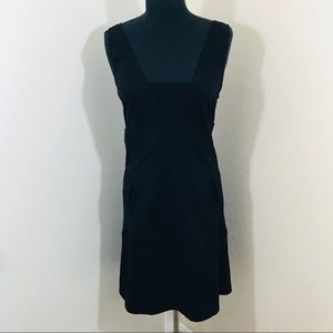 Theory Casual Black Dress with Pockets. Size Med.